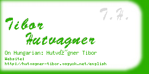tibor hutvagner business card